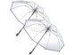 Parapluies transparents avec armature en fibre de verre à l'épreuve du vent par Carlo Milano