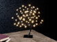 Arbre lumineux 45 cm avec 64 fleurs à LED