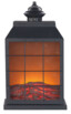 2 mini cheminées décoratives avec effet flamme réaliste - USB ou piles