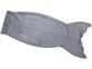 Couverture queue de sirène grise 180 x 70 cm pour adulte