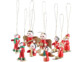 Ensemble de 30 décorations en bois pour sapin de Noël
