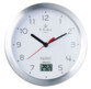 Horloge étanche Ø 17cm avec thermomètre St. Leonhard. Affichage numérique de la température