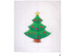 2 housses d'hivernage décoratives 110 x 120 cm - "Sapin de Noël"