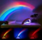lampe led couleur projection arc en ciel automatique pour chambre d'enfant