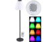 Lampe solaire sur pied LED 7 couleurs avec haut-parleurs sans fil Lunartec