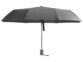2 parapluies automatiques Ø 100 cm avec armature en fibre de verre - Noir