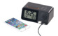radio reveil digital avec thermometre et hygrometre et chargeur usb frontal pour smartphones callstel