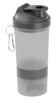 3 shakers spécial fitness 500 ml avec balle mélangeuse et compartiment à poudre