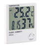 Thermomètre-hygromètre numérique avec capteur extérieur et fonction réveil