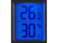 Thermomètre / hygromètre numérique avec grand écran LCD lumineux