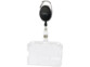 Porte-badges avec clip derouleur