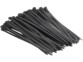 100 colliers de serrage réutilisables, coloris noir - 250 x 7,6 mm
