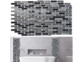 10 dalles murales adhésives - 26 x 26 cm - Mosaïque Granit & Carrelage Infactory