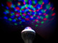 Ampoule LED rotative E27 2 en 1 avec effets Disco RVB