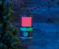 Mise en situation de la lanterne en mode éclairage rouge Lunartec