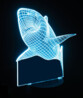 Motif 3D pour socle lumineux LS-7.3D - Requin