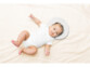 Oreiller ergonomique en mousse à mémoire de forme pour bébé