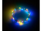 4 ballons transparents Ø env. 20 cm avec guirlande à 40 LED - Colorées