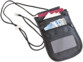 Pochette tour-de-cou unisexe à protection RFID et 4 compartiments - Noir