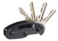 organiseur de clés avec passe-ceinture pour 15 clés couleur noir carbone