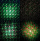 Projecteur laser effet ciel étoilé vert/rouge avec mouvements au rythme de la musique