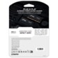 Arrière du packaging cartonné du module RAM Kingston avec caractéristiques et logos techniques