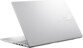 Vue de biais arrière du PC portable 17" Asus Vivobook 17 coloris argent
