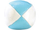 Balle de jonglage blanche et bleue en lycra pour débutants et confirmés