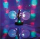Boule à facettes motorisée avec LED multicolores - Version double