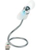 Ventilateur  2 Led Bleues USB Flexible