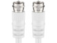 Câble coaxial avec fiche F