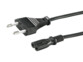 cable alimentation secteur bipolaire 150 cm plat c7 ideal playstation 1 2 3 4