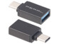 2 adaptateurs USB 3.0 femelle vers USB type C mâle. Pour PC est Mac