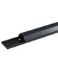 Goulotte de câblage en aluminium noir mat