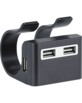 Mini Hub 4 ports USB 2.0 avec pince de fixation