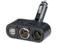 Multiprise allume-cigare avec 2 prises 12V et 2 prises USB 5V, 4.8 A Revolt