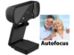 Webcam USB 4K autofocus avec cache Somikon