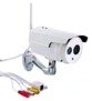 Caméra IP d'extérieur ''IPC-730.IR'' avec vision nocturne infrarouge