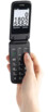Téléphone portable à clapet Dual SIM "XL-947" avec fonction d'urgence