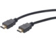 2 câbles HDMI High-Speed pour 4K, 3D & Full HD, HEC, noir, 1 m
