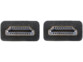 2 câbles HDMI High-Speed pour 4K, 3D & Full HD, HEC, noir, 1 m