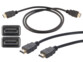 3 câbles HDMI High-Speed pour 4K, 3D & Full HD, HEC, noir, 1 m 