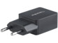 Chargeur USB 5 V Pearl coloris noir avec fiche 230 V