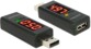 Adaptateur USB M/F avec indicateur V/A Delock 65569
