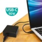 Alimentation USB-C avec un ordinateur portable
