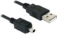 Câble caméra USB-B mini 4 broches vers USB-A, 1,5 m