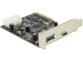 Carte PCI Express 1x USB C + 1x USB 3.1 SuperSpeed Delock