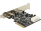 Carte PCI Express 1x USB C + 1x USB 3.1 SuperSpeed Delock