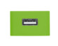Zoom sur le connecteur USB-A du chargeur USB secteur Trust vert.