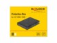 Packaging de l'étui de protection noir Delock pour disque dur HDD ou SSD 2.5".